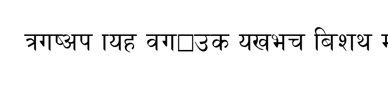 font preview of Pari Regular