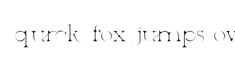 font preview of Patented Ramesh