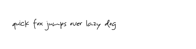 font preview of Pentol Handwriting