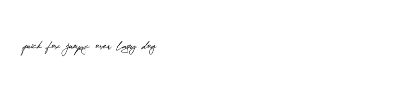 Preview of Quenttine Signature Regular