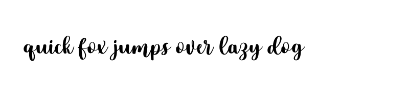 font preview of Rare day otf