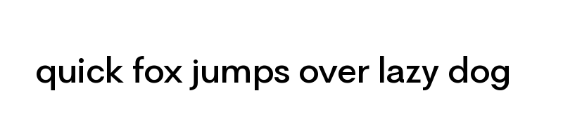 font preview of Relevance SemiBold