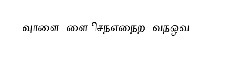 font preview of RENUKA Regular