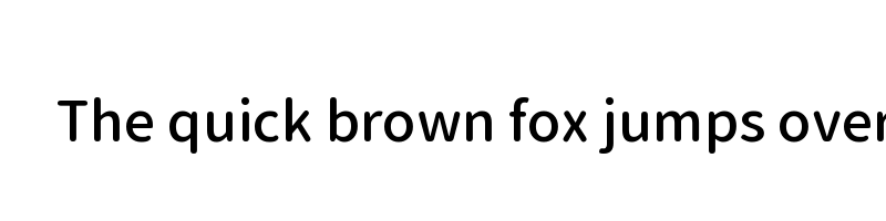 font preview of ResourceHanRoundedKR Medium