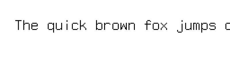 font preview of Retro compute