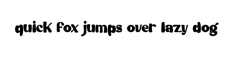 font preview of Retro Side