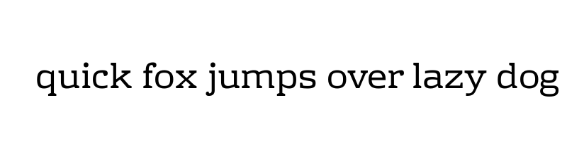 font preview of Rhodium Libre Regular