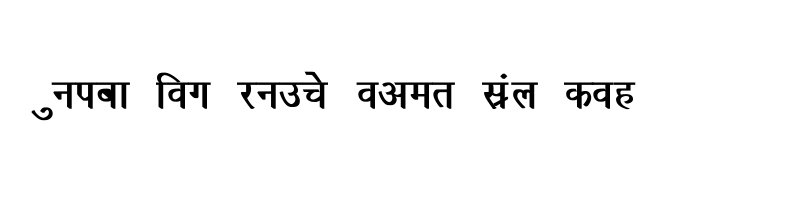 font preview of Richa Bold