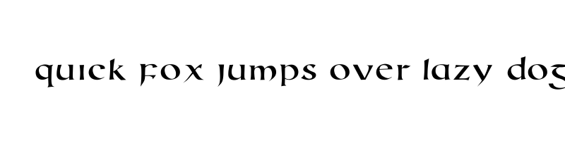 font preview of RomanUncialModern