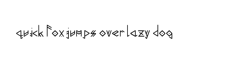 font preview of Runicesque