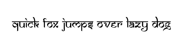 font preview of Samarkan Normal