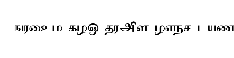 font preview of Sathiy Normal Regular