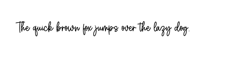 font preview of Selena OTF