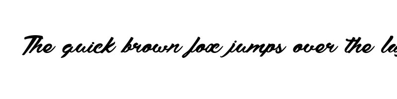 font preview of Sergio