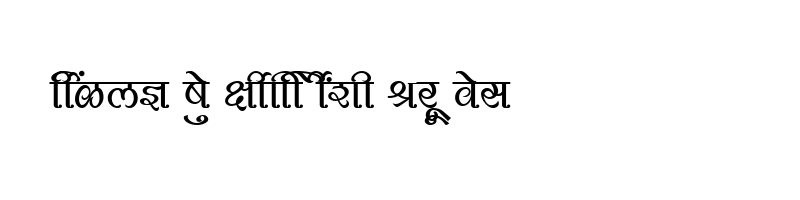 font preview of SHREE DEV 1224 Regular