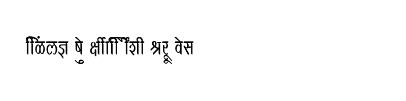 font preview of SHREE DEV 1234 Regular