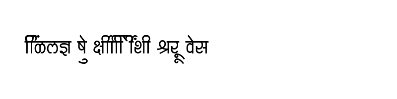 font preview of SHREE DEV 2375 Regular