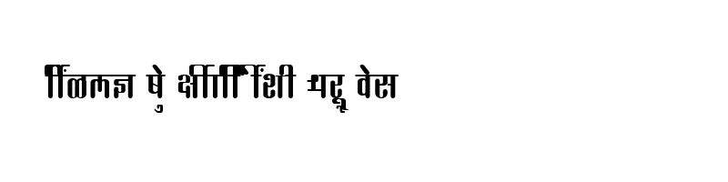 font preview of SHREE DEV 2433 Regular