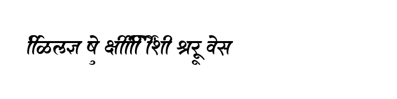 font preview of SHREE DEV 2436 Regular