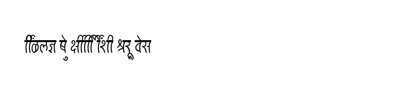 font preview of SHREE DEV 2455 Regular