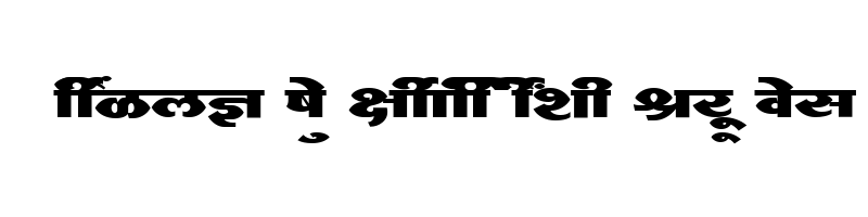 font preview of SHREE DEV 2464 Regular