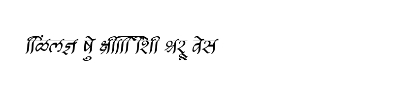 font preview of SHREE DEV 2466 Regular