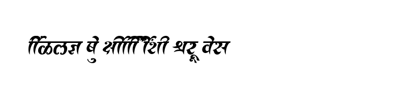font preview of SHREE DEV 2469 Regular