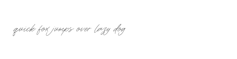 font preview of Signature Forest