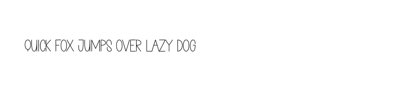 font preview of Simple Minimalist