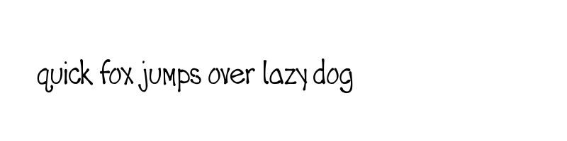 font preview of SkinnyBone