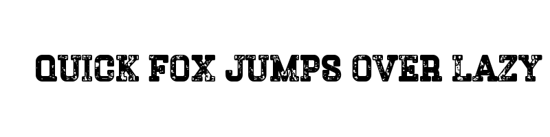 font preview of Slab Soldier
