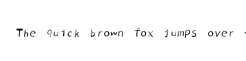 font preview of Slideyouran Regular