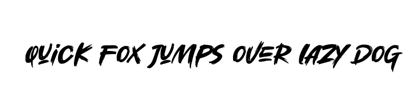 font preview of Slow dex OTF
