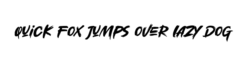 font preview of Slowdex