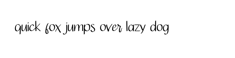font preview of Someday