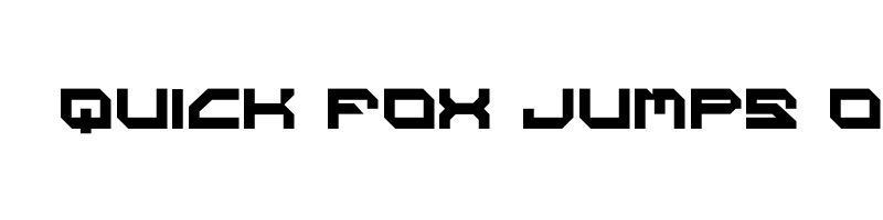 font preview of SPACE JAEGER