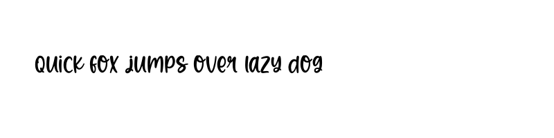 font preview of Sparkling OTF
