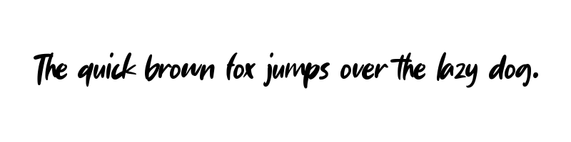 font preview of Speechless