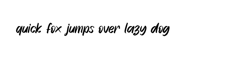 font preview of Steven Black son