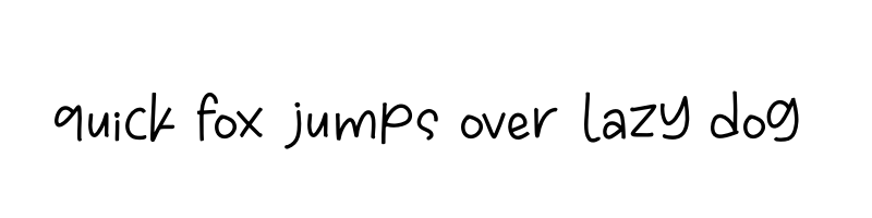 font preview of Sticky Notes