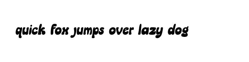 font preview of Sunday Milk Italic