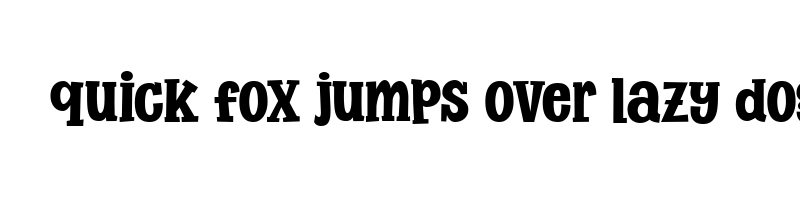 font preview of Super Cedar
