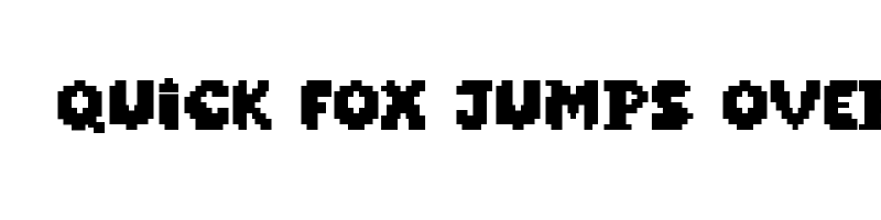 font preview of Super Pixel