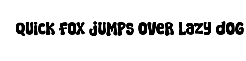 font preview of Super Quench