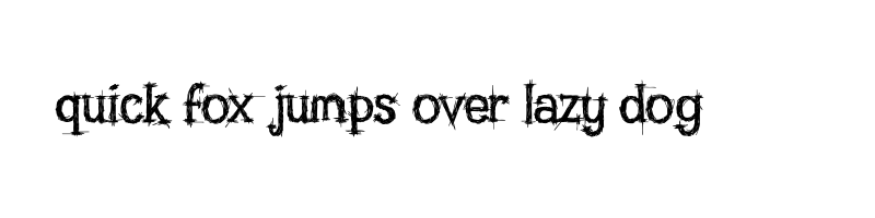 font preview of Super Rugged