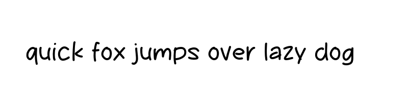 font preview of Suphand