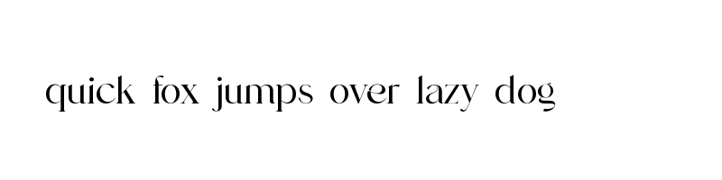 font preview of Supravitally