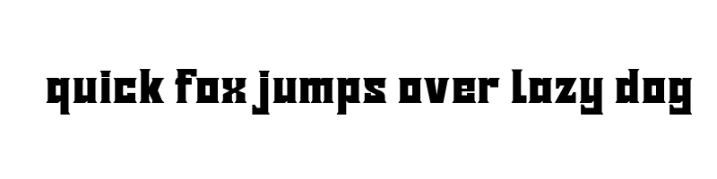 font preview of SUTIXO Regular