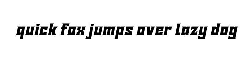 font preview of SUTIXO RegularSlant