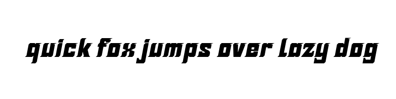 font preview of SUTIXO StyleSlant